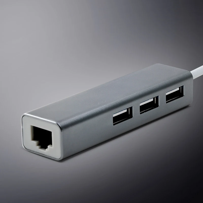 USB концентратор OFCCOM 2,0 3 порта в RJ45 10/100 Мбит/с Lan сеть USB Ethernet адаптер сплиттер для ноутбука Mac iOS Android