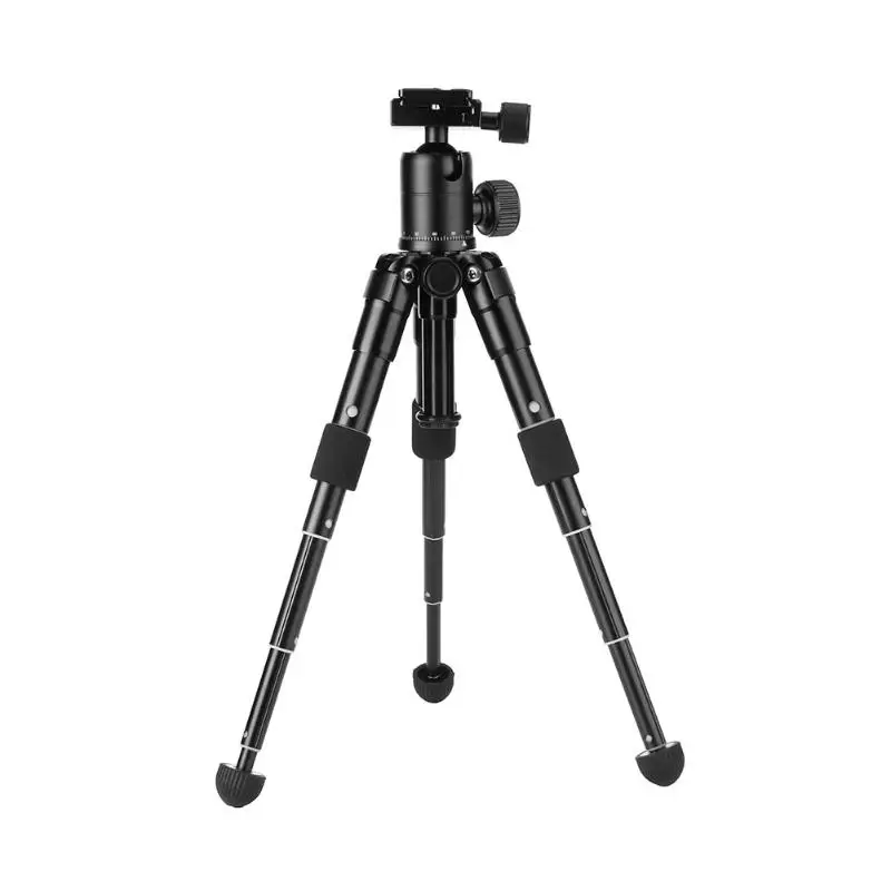 

Professional Portable Camera Tripod Compact Aluminum Alloy Tripod Desktop Travel Mini Tripod for SLR DSLR Digital Camera