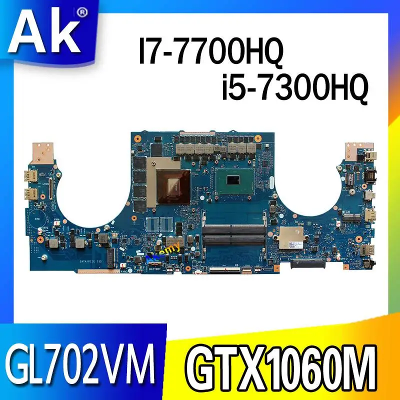 Материнская плата для ноутбука ASUS GL702VMK GL702VM GL702VSK GL702VS материнская плата I7-7700HQ i5-7300HQ(V3G) обмен