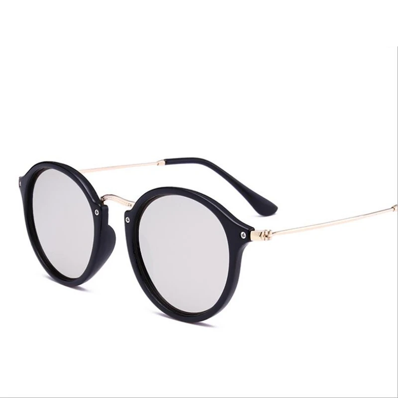 Новое поступление, круглые солнцезащитные очки, Ретро стиль, для мужчин, wo, фирменный дизайн, солнцезащитные очки, Ретро стиль, зеркальное покрытие, UV400