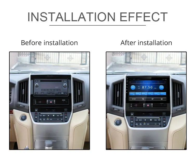 Clearance Besina 10.1 inch Android 8.0 Car Radio For Toyota Land Cruiser 200 LC200 2016 Multimedia Player GPS Navigation Autoaudio 2G+32G 3