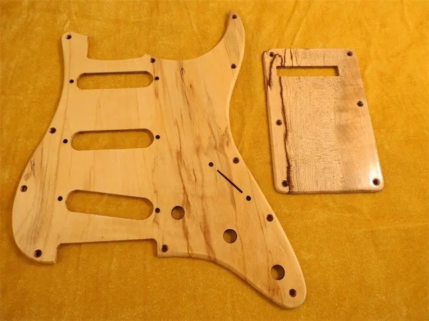 1 компл. SSS Накладку и накладка Spalted клена для FD ST стиль гитары
