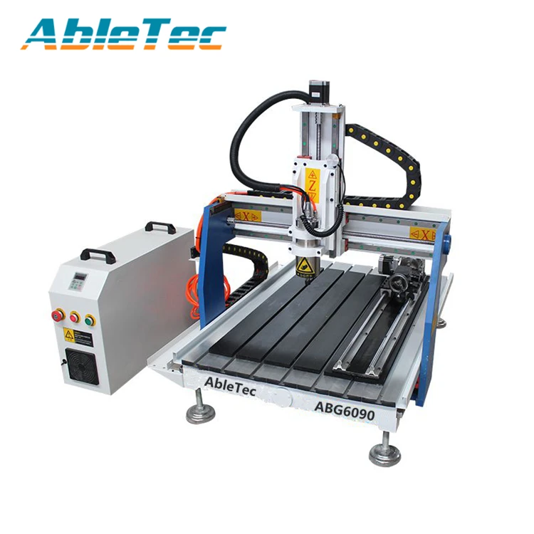 

China AccTek hot sale 6090 9060 3 axis 4 aixs mini 3d cnc router/wood engraving machine 6090