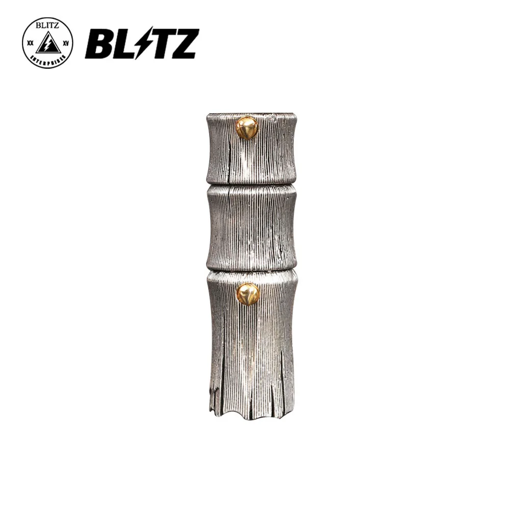 Original Blitz B17 MECH MOD Bamboo Style Mechanical MOD By Single 18650 Battery E Cigs Vape Mod No Battery Vs Tsunami Mech Mod