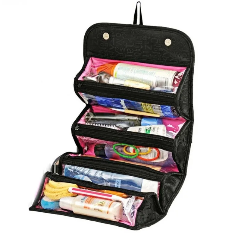 

Large-capacity Storage Bag Foldable Bag Bathroom Wash Bag Makeup Pouch Multi-function Cosmetic Organizer Travel Toiletry Bags