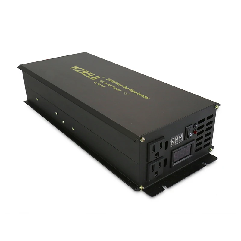 2000 W Off Grid czysta sinusoida Solar Inverter 12 V 220 V inwerter akumulatorowy transformator 24 V/36 V /48 V/96 V/110 V DC do 120/230 V/240 V AC 2000 W Off Grid czysta sinusoida Solar Inverter 12 V 220 V inwerter akumulatorowy transformator 24 V/36 V /48 V/96 V/110 V DC do 120/230 V/240 V AC
