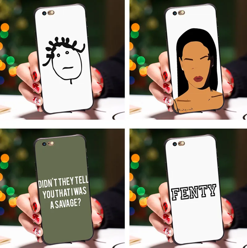 

Phone Cases Rihanna Anti Work Drake Soft Silicon TPU Case Cover for Apple Iphone 7 6S 6 8 Plus 5S SE X Capinha Coque