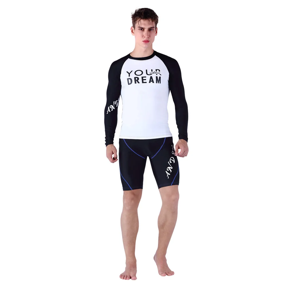 long sleeve swimwear men