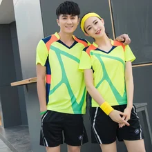 Новая спортивная одежда для бадминтона для женщин/мужчин, одежда для тенниса, одежда для настольного тенниса, комплекты одежды для бадминтона, теннисная форма A113