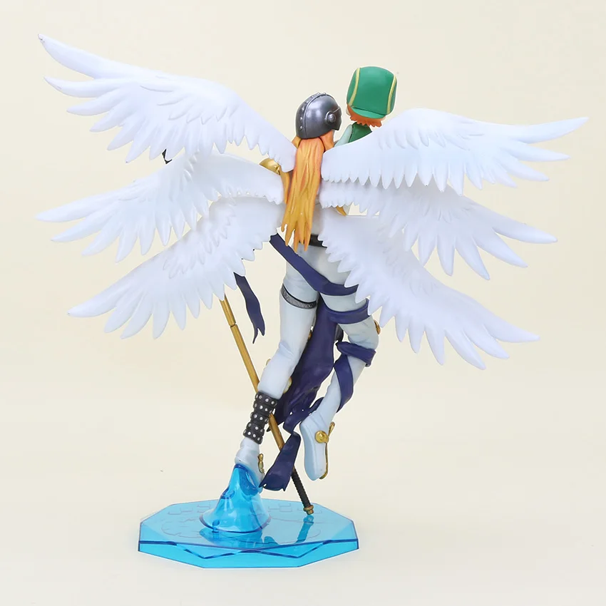 Digimon Adventure Figure Takaishi Takeru& Angemon Angewomon& Yagami wizzarmon ПВХ фигурка героя Digimon Colletion модель игрушки