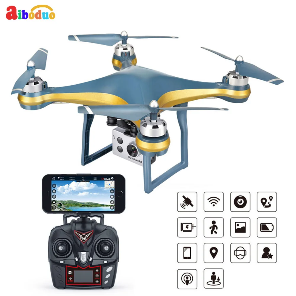 

K10 UAV GPS WIFI FPV With 1080P HD Camera Max 500 Distance Hold Follow RC Drone Quadcopter GPS Positioning Automatic Return