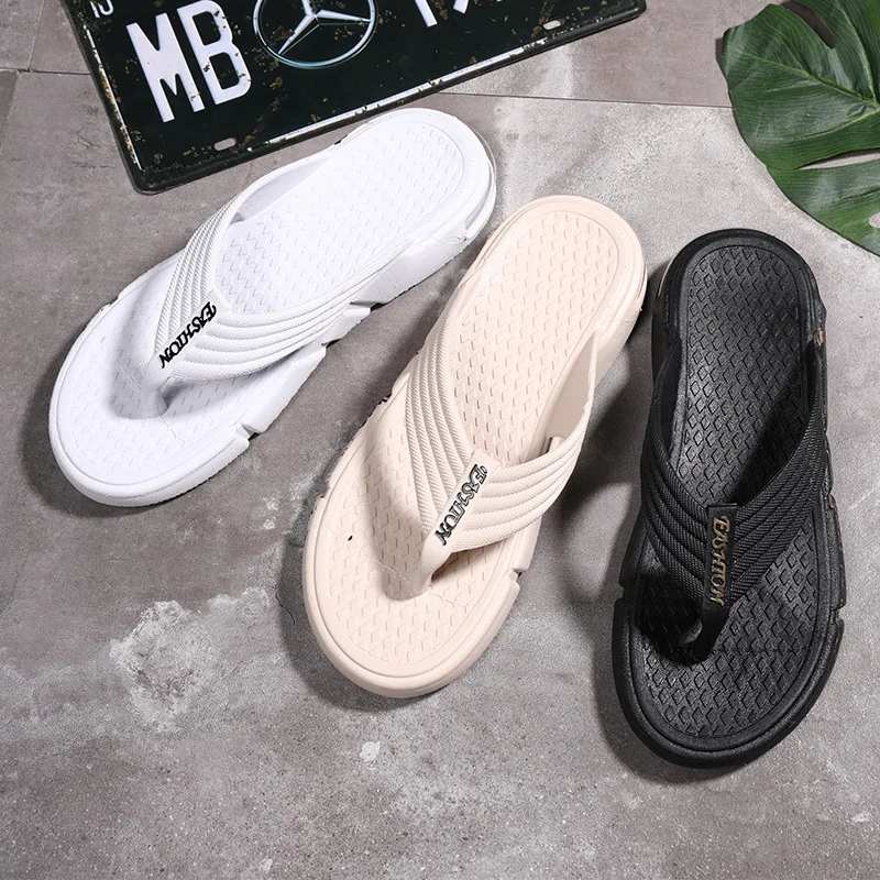 

Summer new leisure fashion trend portable air cushion flip-flops men's explosive men's outdoor slippers