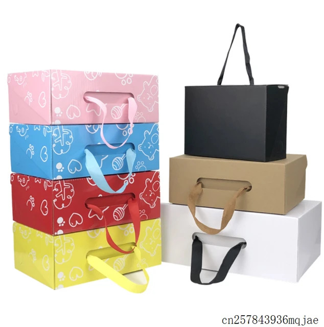 Cajas de Cartón de Una Pieza para Zapatos - 12 x 7 x 4, Kraft, 31