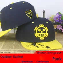 Аниме одна деталь Трафальгар Ло хлопок Бейсболка Солнцезащитная шляпа косплей подарок хип-хоп новая мода