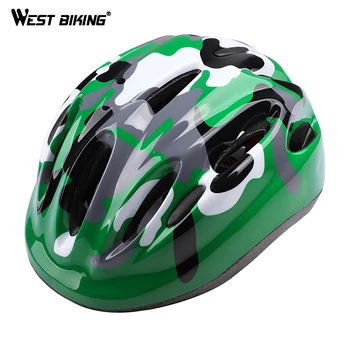 

WEST BIKING Children Bike Helmet 48-55cm Safety Protection Cycling Helmet Ultralight Child Cycling Riding Kids Bicycle Helmets