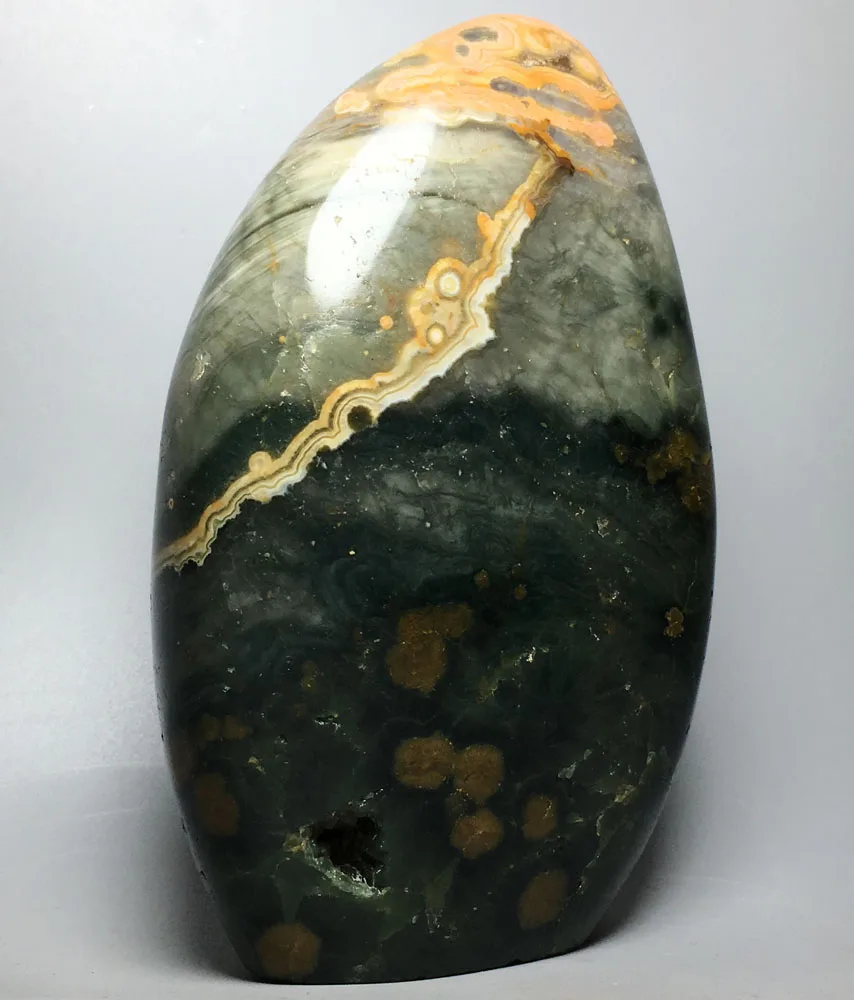 

585g Natural ocean jasper crystal pendulum for healing crystals healing stones