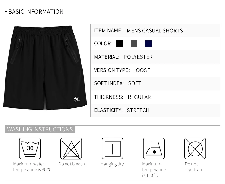 XL-10XL плюс Размеры Лето Для мужчин s Рубашки домашние черные мужской мешковатые короткие штаны эластичный пояс Для мужчин Водонепроницаемый