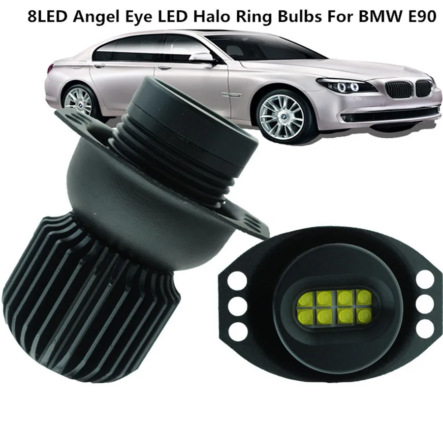 80 Вт светодиодный Angel Eye Halo кольцевые лампы для BMW Angel Eye E90 2006-2008 323i 328i 330xi 3 серии 160 W