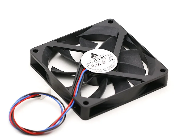 الأصلي دلتا AFC0912DB 9015 90x90x15 ملليمتر ضئيلة 12 فولت 0.45A 3Pin أو 4pin PWM الكمبيوتر وحدة المعالجة المركزية برودة رقيقة التبريد مروحة