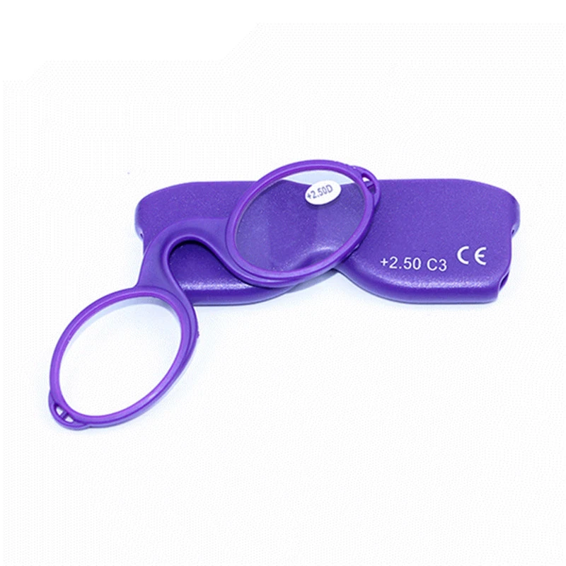 Lesov мужские и женские очки для чтения с коробкой для очков силиконовые зажимы для носа оптические очки для дальнозоркости+ 1,0..+ 3,5 очки