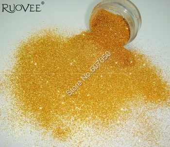

0.2MM 008inch Metallic 18K Gold Color Shining Plain Nail Glitter Dust Powder for Nail Art DIY Makeup Glitter Craft decorations