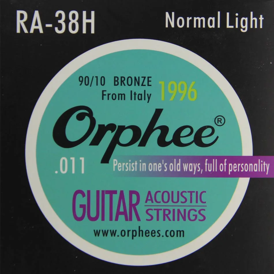 Orphee TX630(011-052) полный яркие тона и нормальный светильник струны народной гитары Комплект 6 шт./компл. акустических гитар, аксессуары