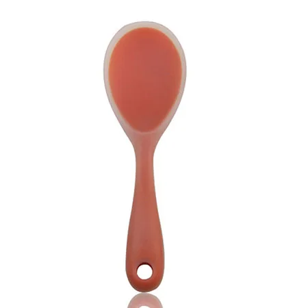1 шт. антипригарная ложка для риса креативная силиконовая ложка для суши Совок бытовые кухонные инструменты для приготовления пищи кухонная посуда - Цвет: Orange