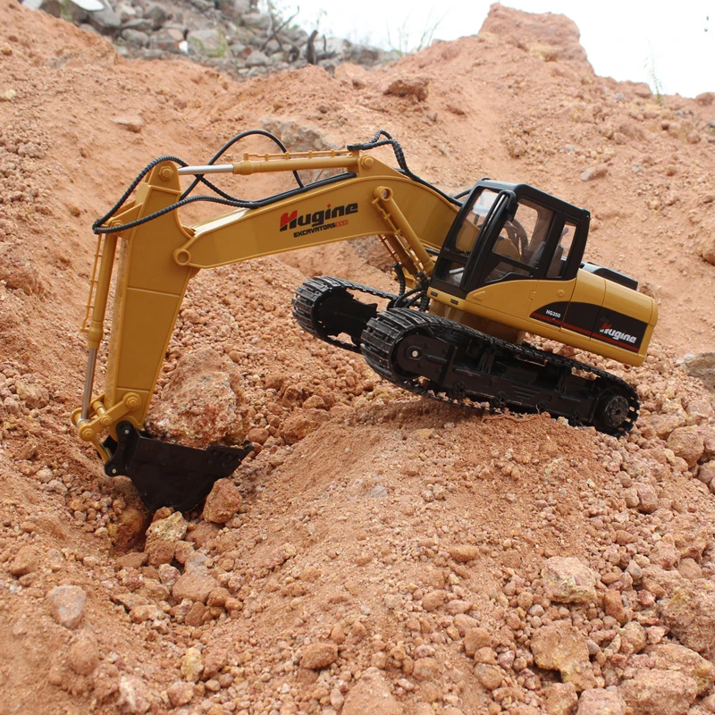 Remote Control Construction Excavator RC Tractor Bulldozer Crawler Truck Toy15CH 