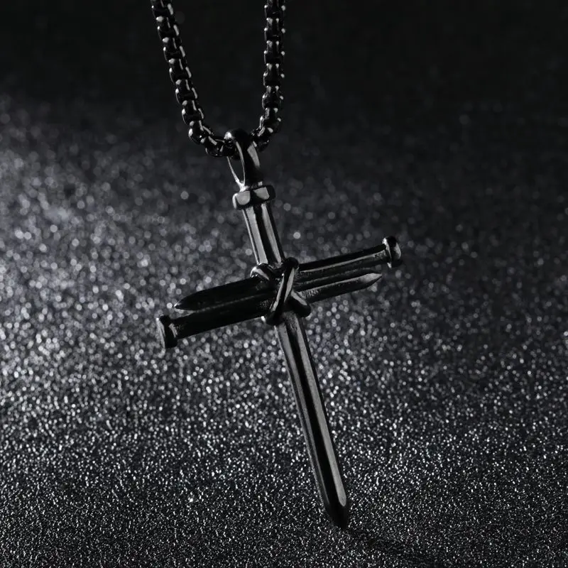 Weiwei Mens Necklace Jewelry Fashion Brand Jewelry for Boys Accessories Stainless Steel Retro Cross Men s Necklaces with Gift Weiwei Mens Necklace Jewelry Fashion Brand Jewelry for Boys Accessories Stainless Steel Retro Cross Men s Necklaces with Gift