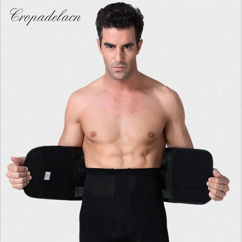 

Strong man breathable Abdomen Shaper Body Girdle Slimming wraps Weight loss Sashes Shapewear Waist Trainers MR058