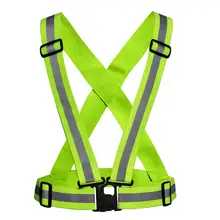 Светоотражающий Жилет для взрослых, высокая видимость для бега, бега, ходьбы, езды на велосипеде, FGBX-01