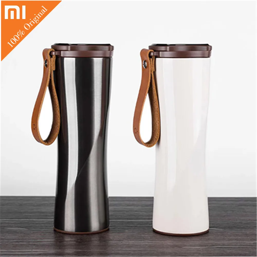 Xiaomi Mijia Kiss Fish Stainless Steel Thermal Smart Vacuum Sensitive Temperature Sensor Water Bottle Remote Control from youpin |