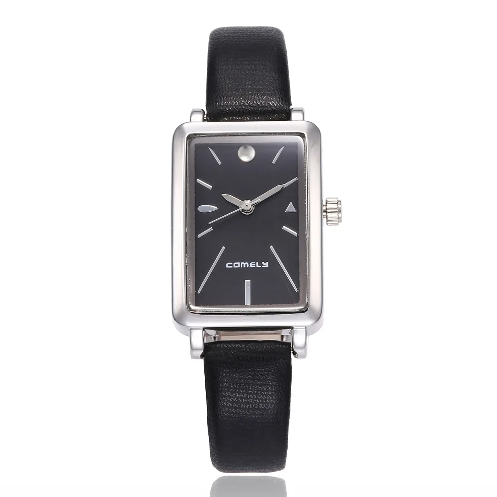 

Brand High Quality Women Watch Japanese Movement Leather Watch Strap Fashion Ladies Rectangular Quartz Watch reloj pulsera mujer