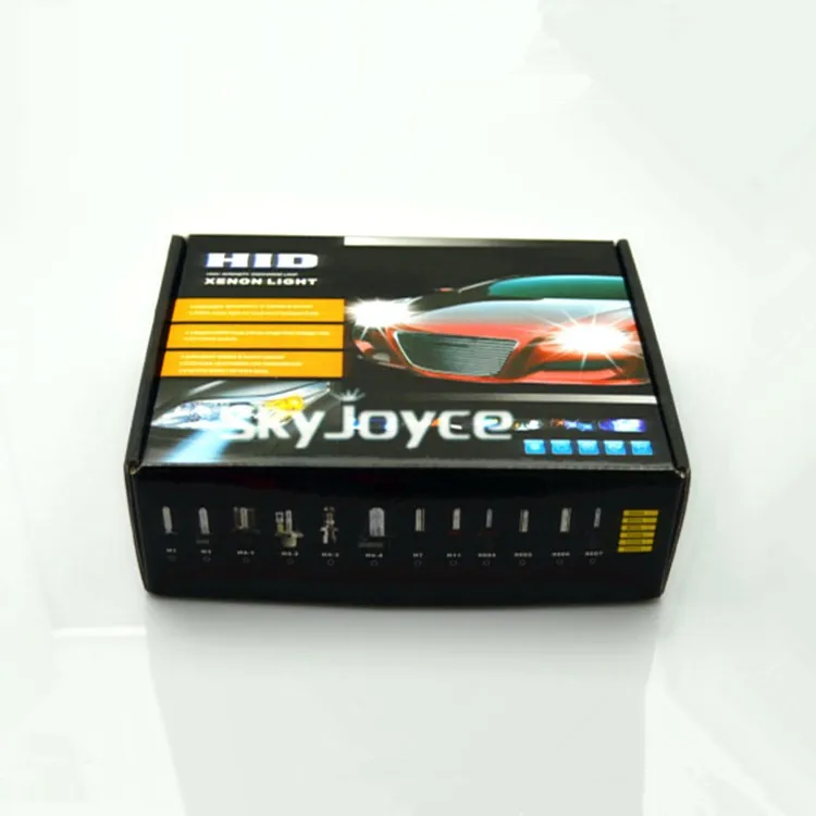 10 комплектов DHL корабль 12 V 35 W ксенона 3000 K H3 H11 HB4 HB3 H7 H11 золотисто-желтый 3000 K • цвет светодиода hid xenon комплект для авто противотуманные лампы
