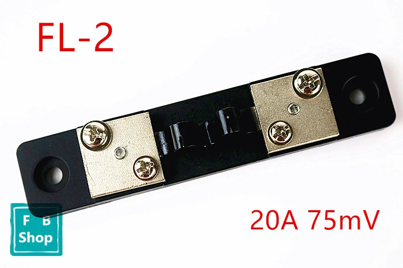 Shunt Resistor DC 40A 75mV Current for Digital Amp Meter Ammeter FL-2 Panel