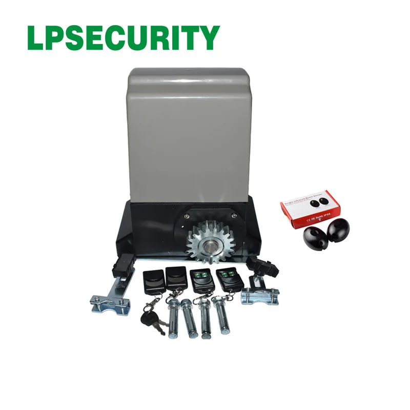 LPSECURITY 230V 800 кг/1200 кг электрические автоматические раздвижные ворота открывалка мотор оператора(Сенсорная лампа для клавиатуры опционально