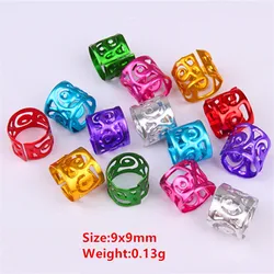 50Pcs Mixed Gold Silver Adjustable Hair Tubes Dreadlock Beads Hair Rings African Twist Braid Crimp Rings Metal Hair Cuffs Clips 50Pcs Mixed Gold Silver Adjustable Hair Tubes Dreadlock Beads Hair Rings African Twist Braid Crimp Rings Metal Hair Cuffs Clips