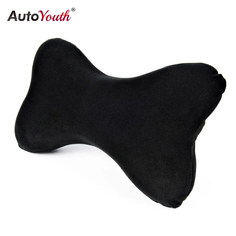 

AUTOYOUTH Car Neck Pillow Cushion Headrest Pillow Memory Foam Bone Neck Pillow Automobile Seat Cover Headrest Neck Pillow Plush
