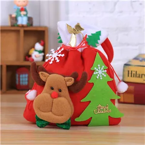 Navidad новогодний Рождественский подарок трехмерный подарок сумки для конфет рождественские украшения для дома вечерние украшения Natal. Q - Цвет: Elk