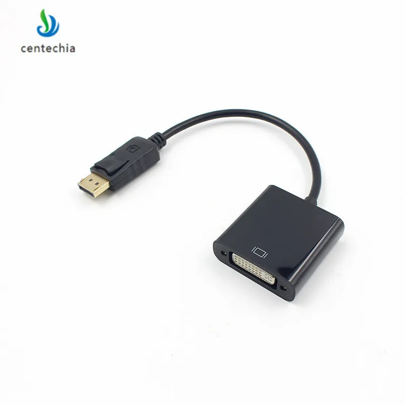 

Centechia DP to DVI Adapter Display Port to DVI Cable Adapter Converter Support 1080P for Monitor Projector Displays Gadget