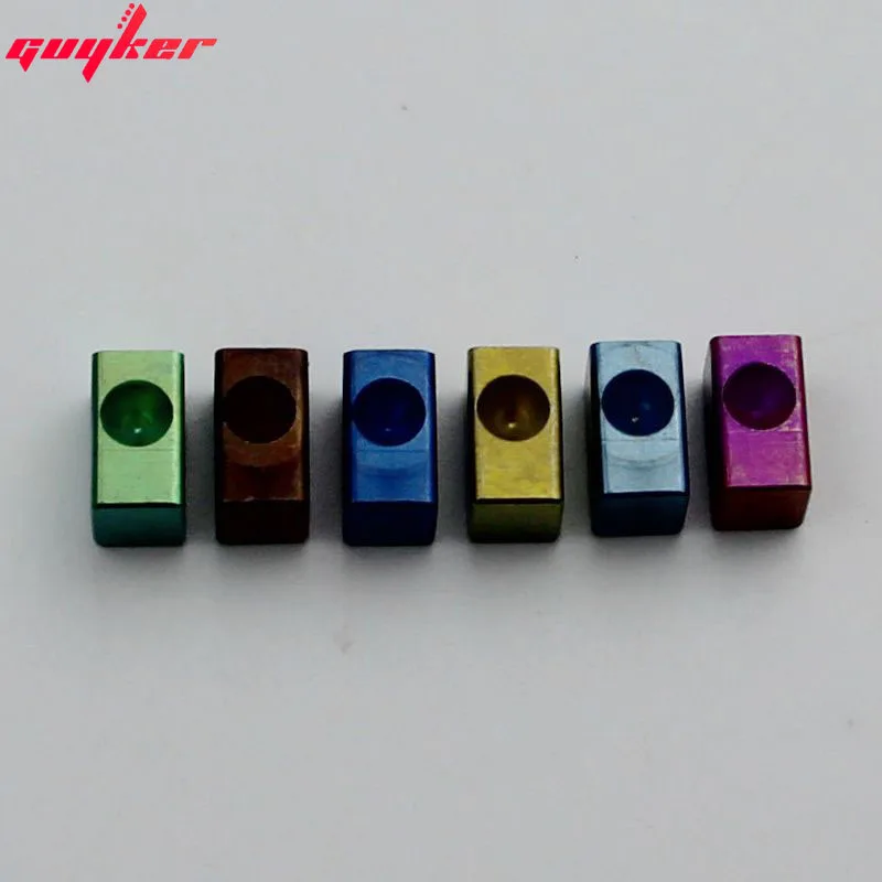 

6 Piece Guyker String Lock Insert Block Rainbow Color Titanium Alloy For FR Special And Floyd Rose Series