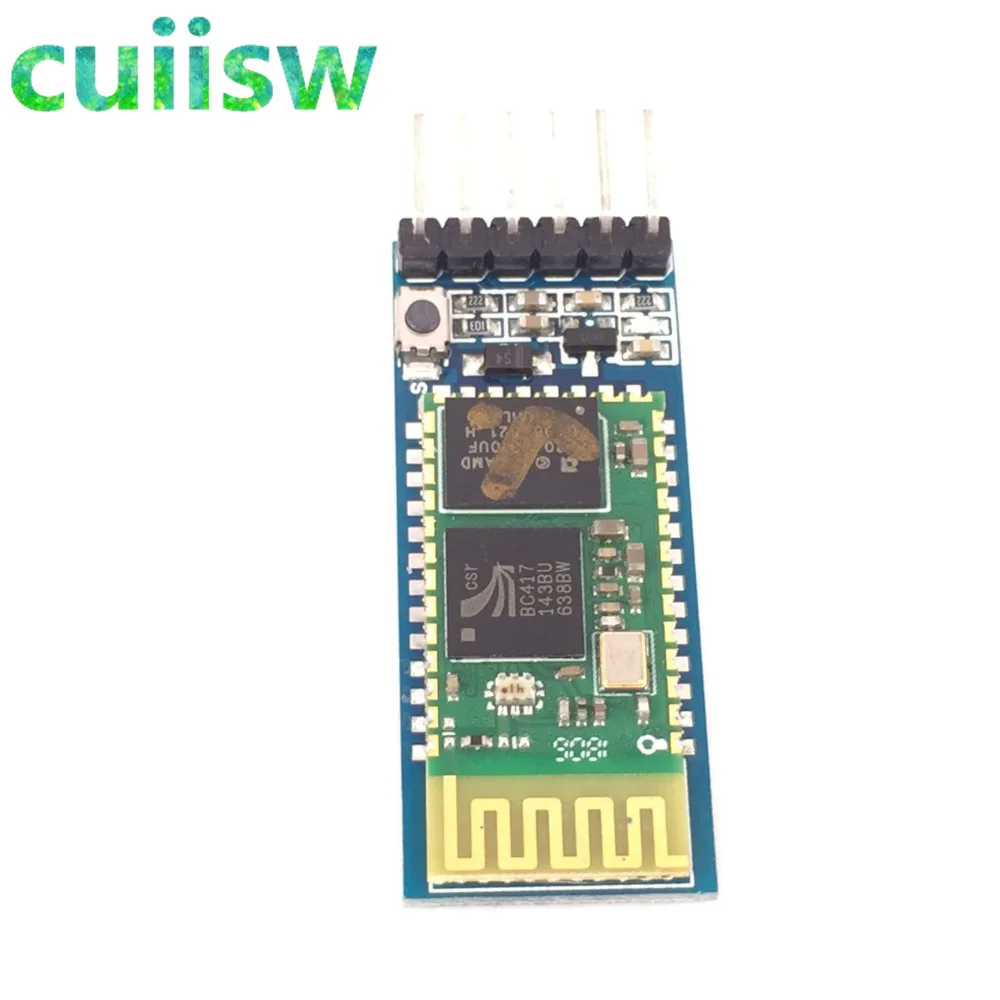 5 шт. HC 05 master slave 6pin JY MCU анти реверс интегрированный Bluetooth серийный сквозной модуль