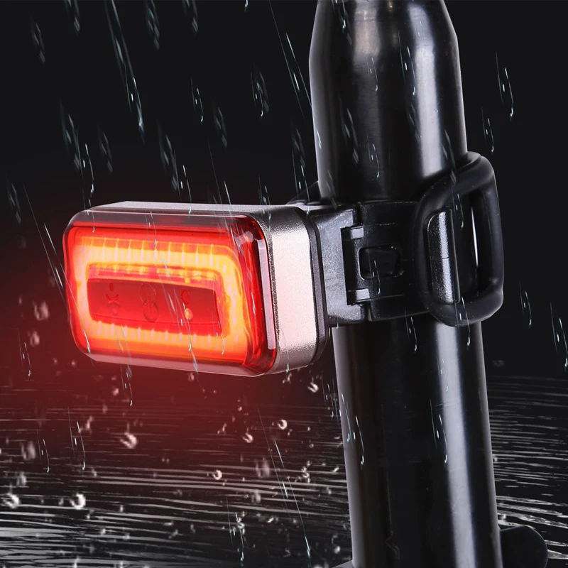 Perfect Dropshipping USB Rechargeable Bike Safety Tail Light Waterproof LED Bicycle Red Rear Light With Batteries for Cycling Safety 10