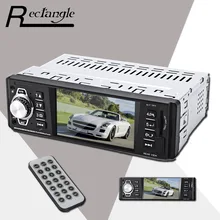4016C 4.1 Inch Embedded 1 Din Car MP5 Player Navigation MP3 Video Audio FM Radio Remote Control Support USB SD AUX Car Styling