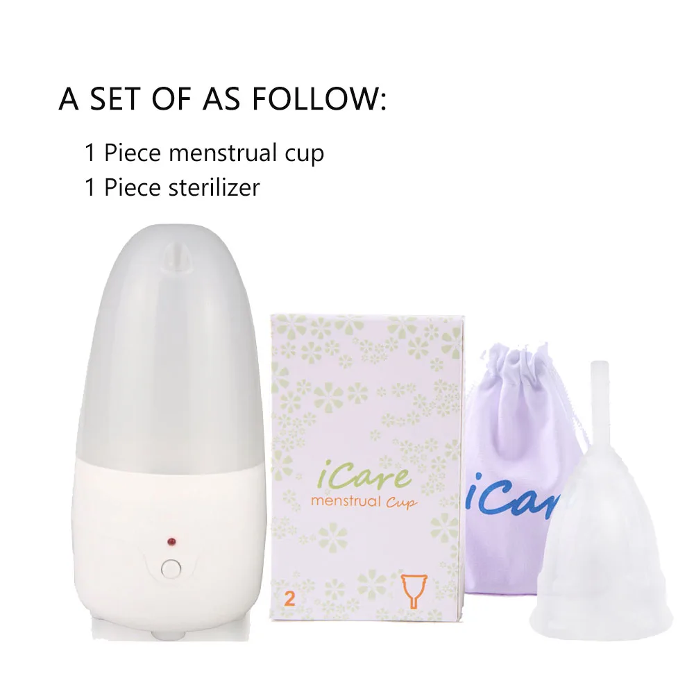 

Menstrual Cup Dedicated Sterilizer Ultraviolet Disinfection Menstruelle UV Light Physical Antibacterial Cleaner for Beauty Use