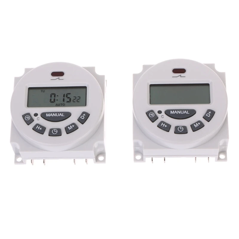 

Free postage DC12V AC220V Digital LCD Weekly Programmable Time Switch Relay Electronic Timer Jun04