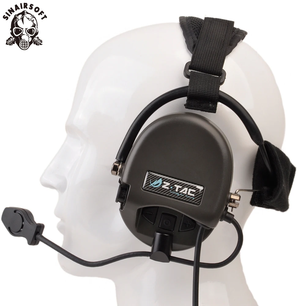 Z Tactical Softair гарнитура пилота Comtac TCI Liberator II Neckband Sordin Thoradin Pickup шумоподавляющие