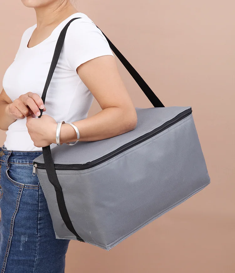 

High quality thermal picnic cooler bag insulated ice pack vehicle cold shoulder bag thermo big fresh food storage bag