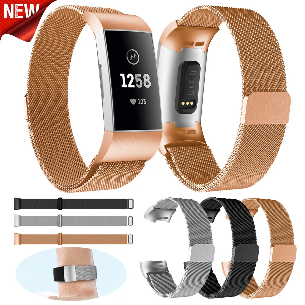 fitness tracker fitness bracelet Milanese Stainless Steel Watch Band