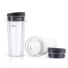 2 шт 16 унций чашки 2 шт. запасные крышки запасные части для Nutri ниндзя BL770 BL780 BL660 блендер соковыжималка